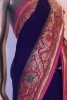 Designer & Grand Meenakari Banarasi Georgette Silk Saree